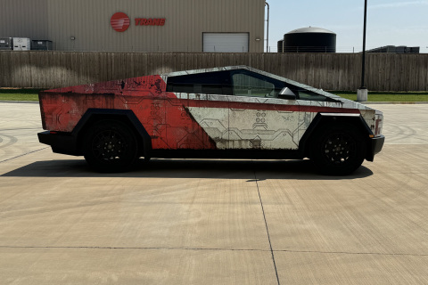 Printed-Vinyl-X-Wing-Designed-Cybertruck