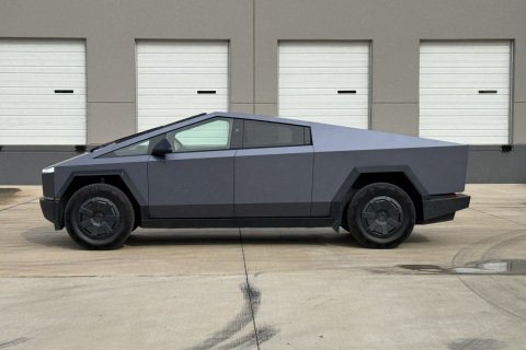 Satin-Blue-Rock-PPF-Cybertruck
